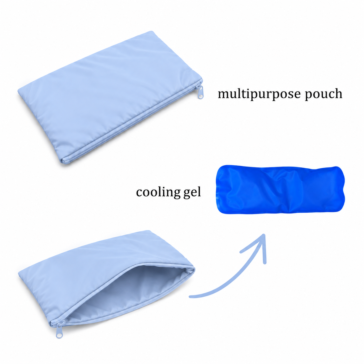 Blue 3-in-1 Tote